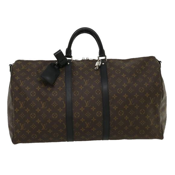 LOUIS VUITTON Monogram Macassar Keepall Bandouliere 55 M56714 - Picture 13 of 16